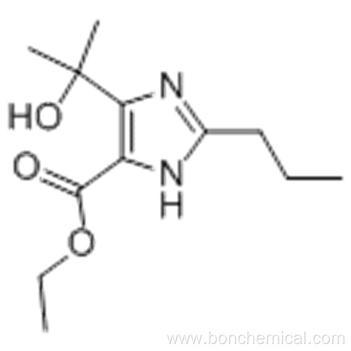 1H-Imidazole-5-carboxylicacid, 4-(1-hydroxy-1-methylethyl)-2-propyl-, ethyl ester CAS 144689-93-0 